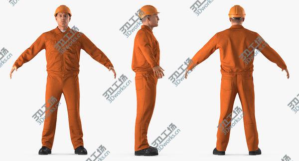 images/goods_img/20210312/Builder Wearing Orange Coveralls Rigged for Cinema 4D 3D/4.jpg